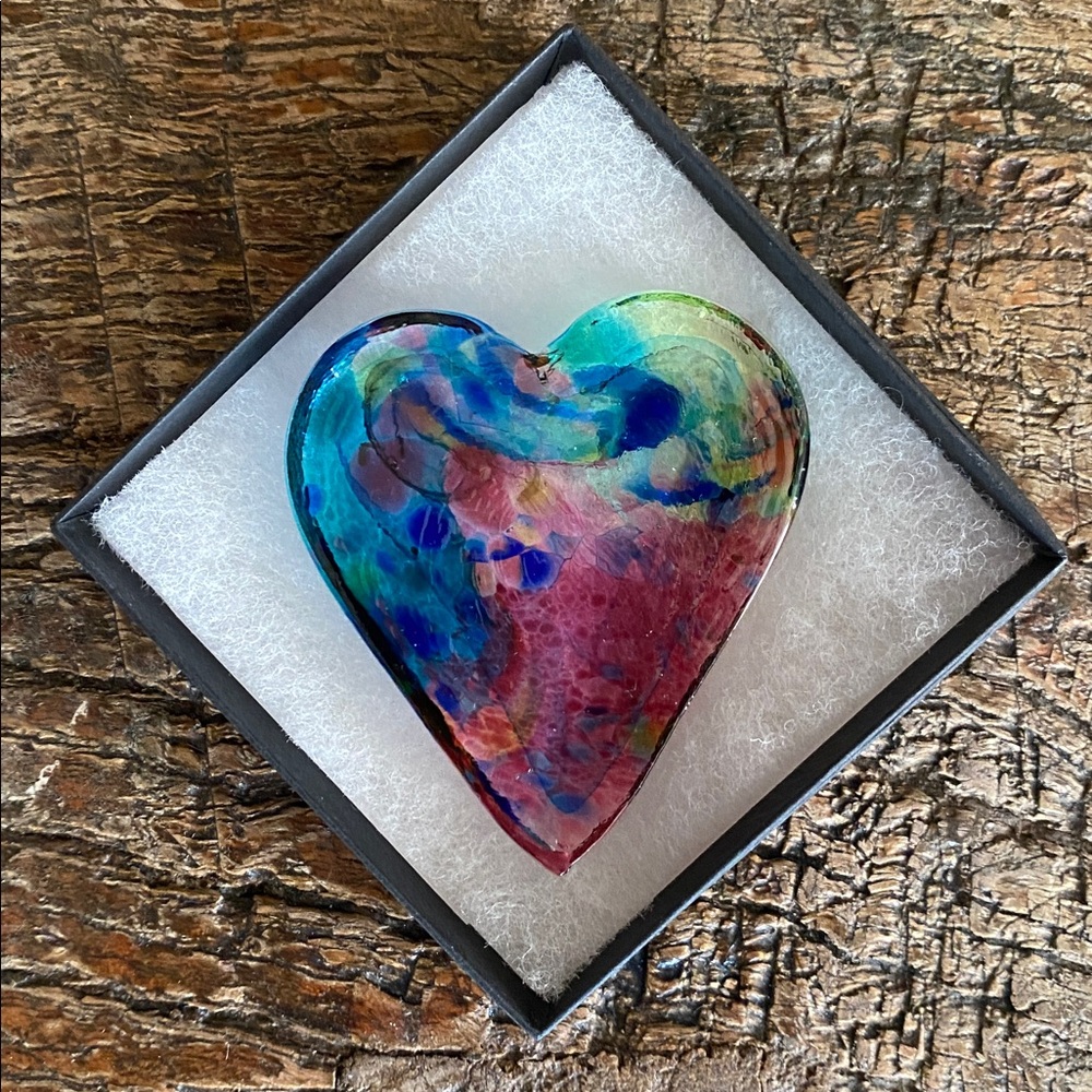 🩷Vintage💙Jorvik Glass Heart